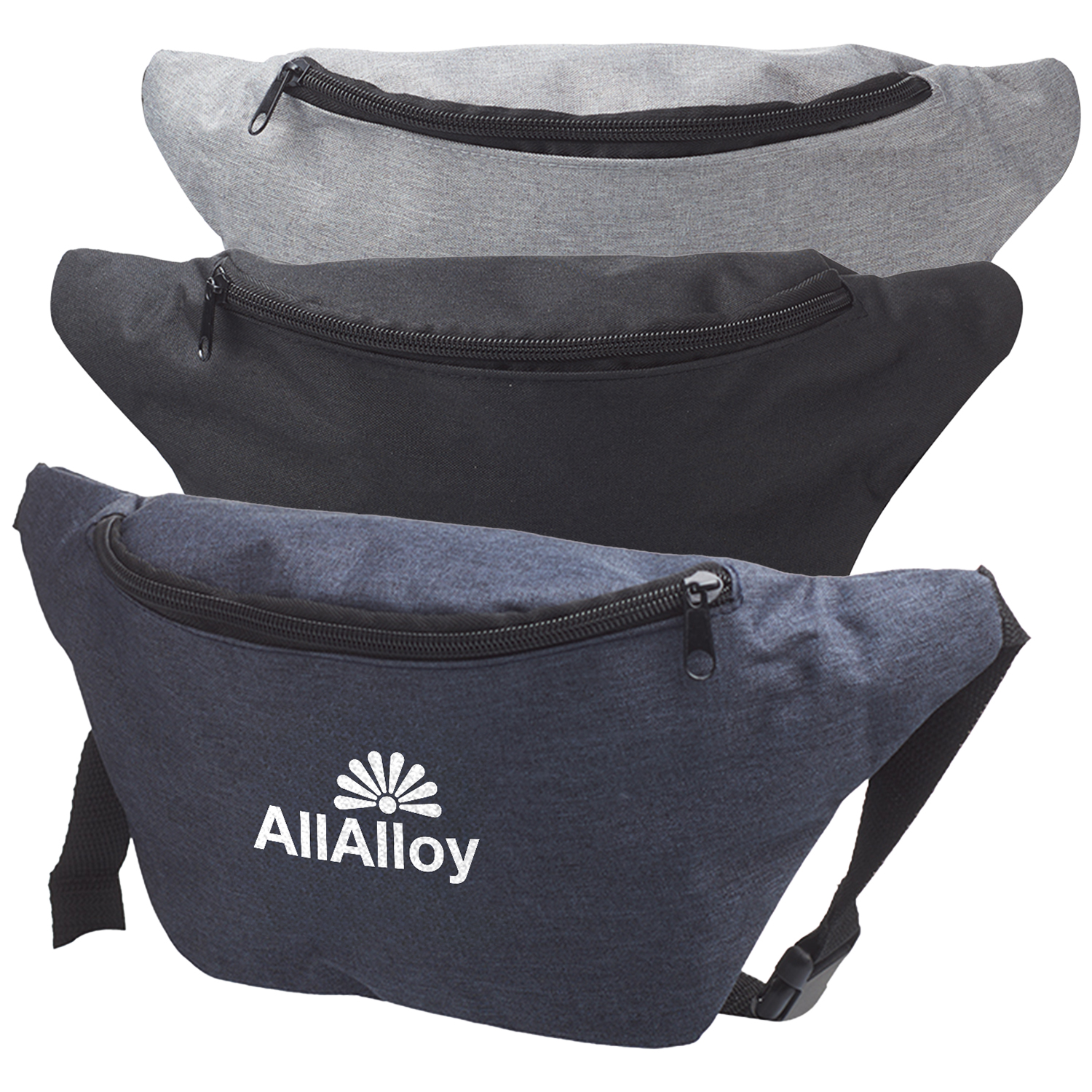Travel Fanny Pack w/ Zippered Compartment & Buckle Closure 4