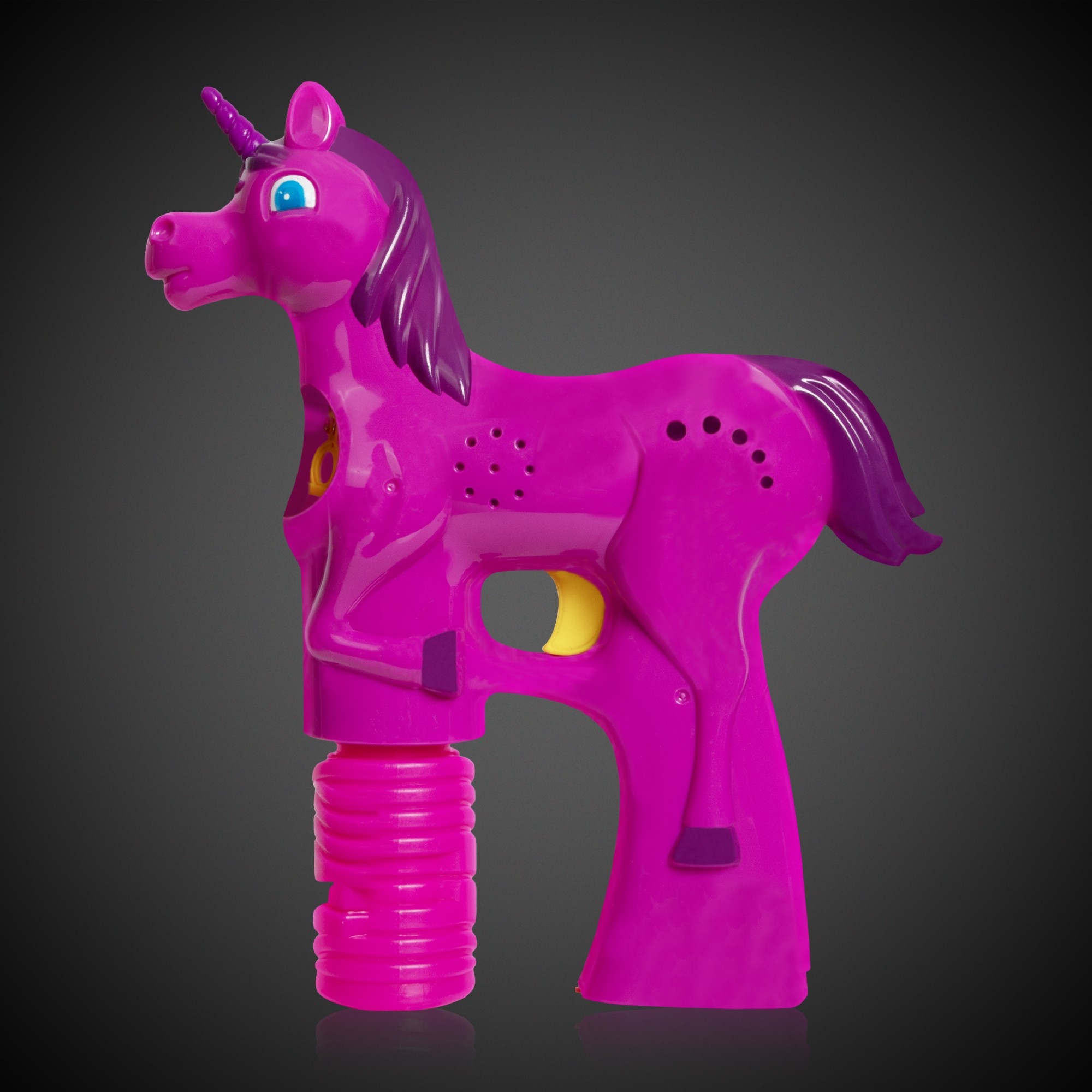 Magical Pink Unicorn LED Bubble Gun 3