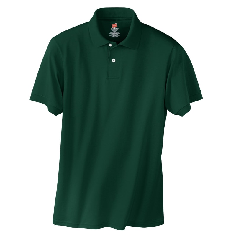 Hanes EcoSmart - 5.2-Ounce Jersey Knit Sport Shirt 28
