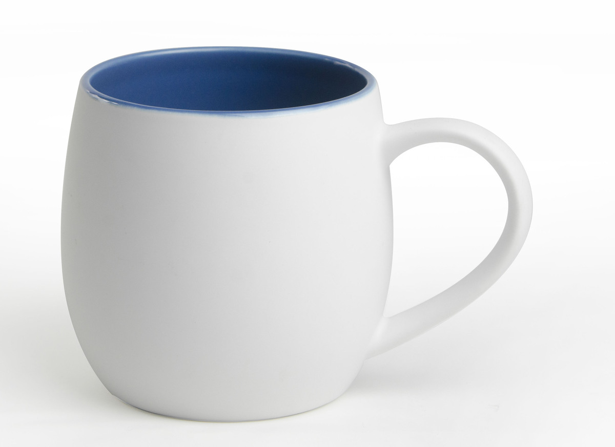 12 Oz. Screen Print White Quartz Tea & Coffee Mug 6
