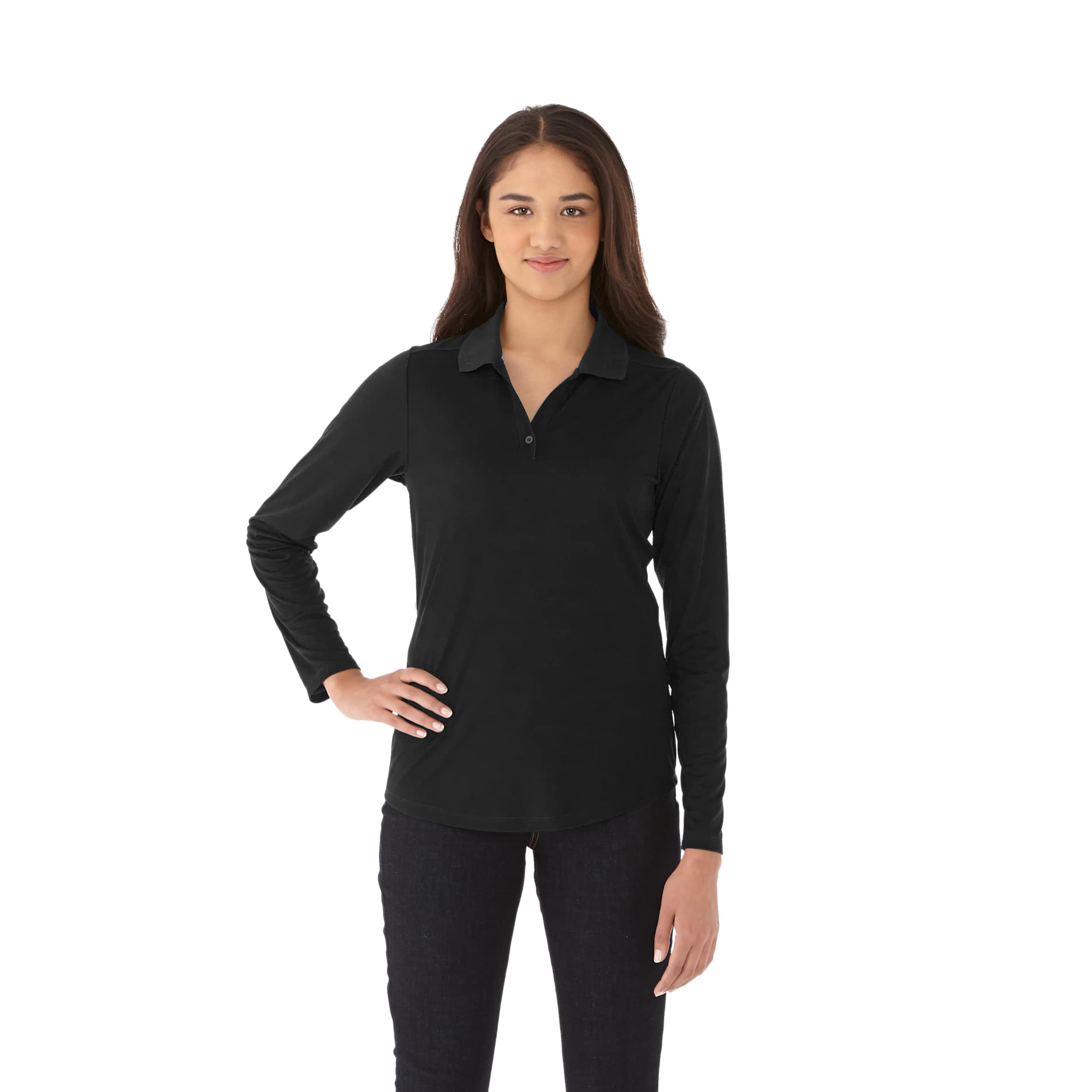Women's Mori Long Sleeve Polo 122