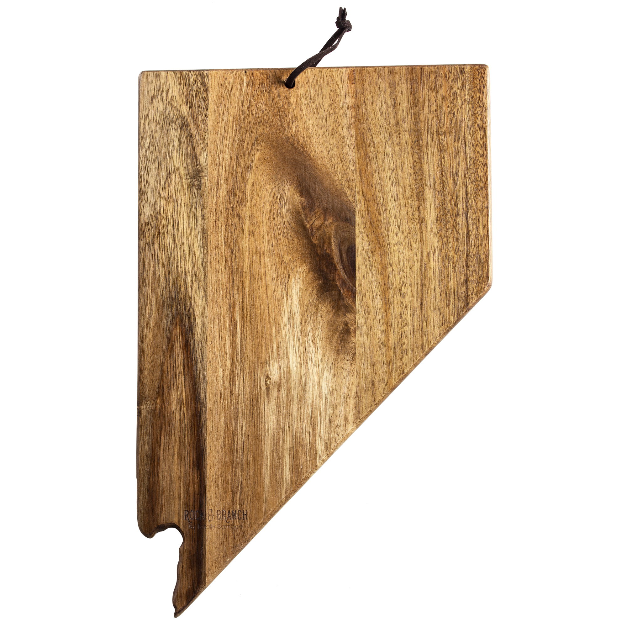 Rock & Branch® Origins Series Nevada State Shaped Cutting and Serving Board 9