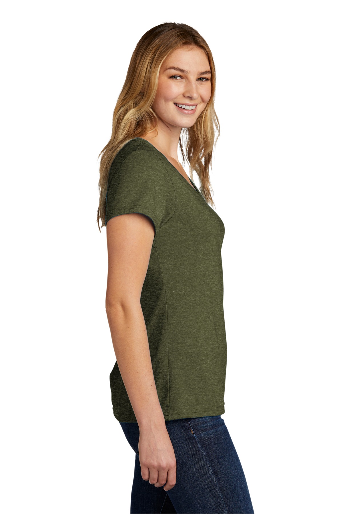 Port & Company® Women's Tri-Blend V-Neck Tee 9