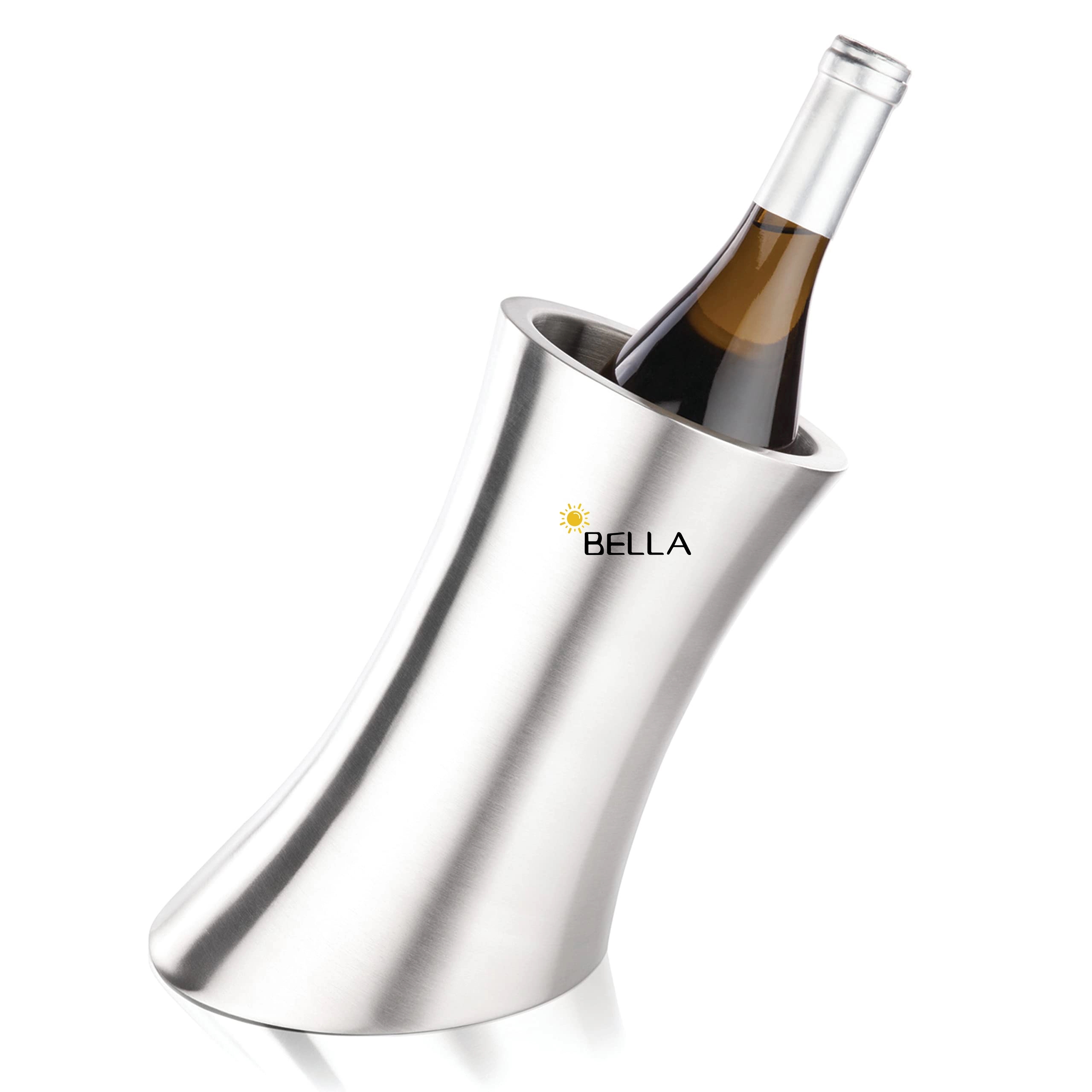 Double Walled Insulated Wine Bottle Holder, custom koozie with logo imprint 1