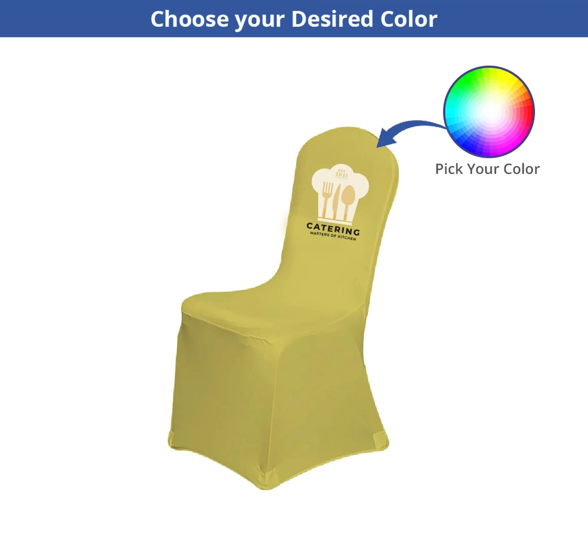 Stretched Banquet Chair Covers (14.2" x 32.3") 6
