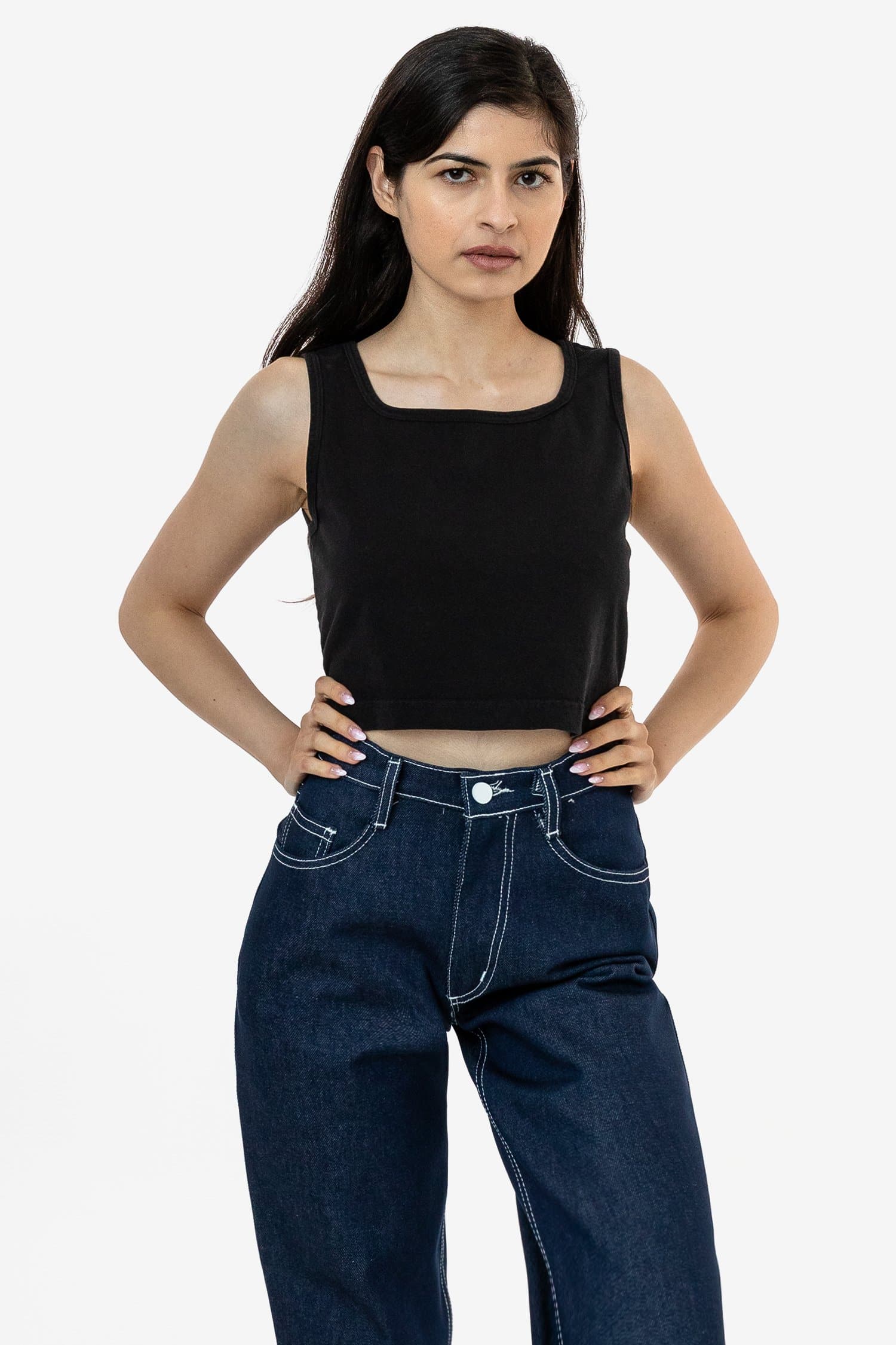 18/1 CROP TANK GRMNT DYE 21