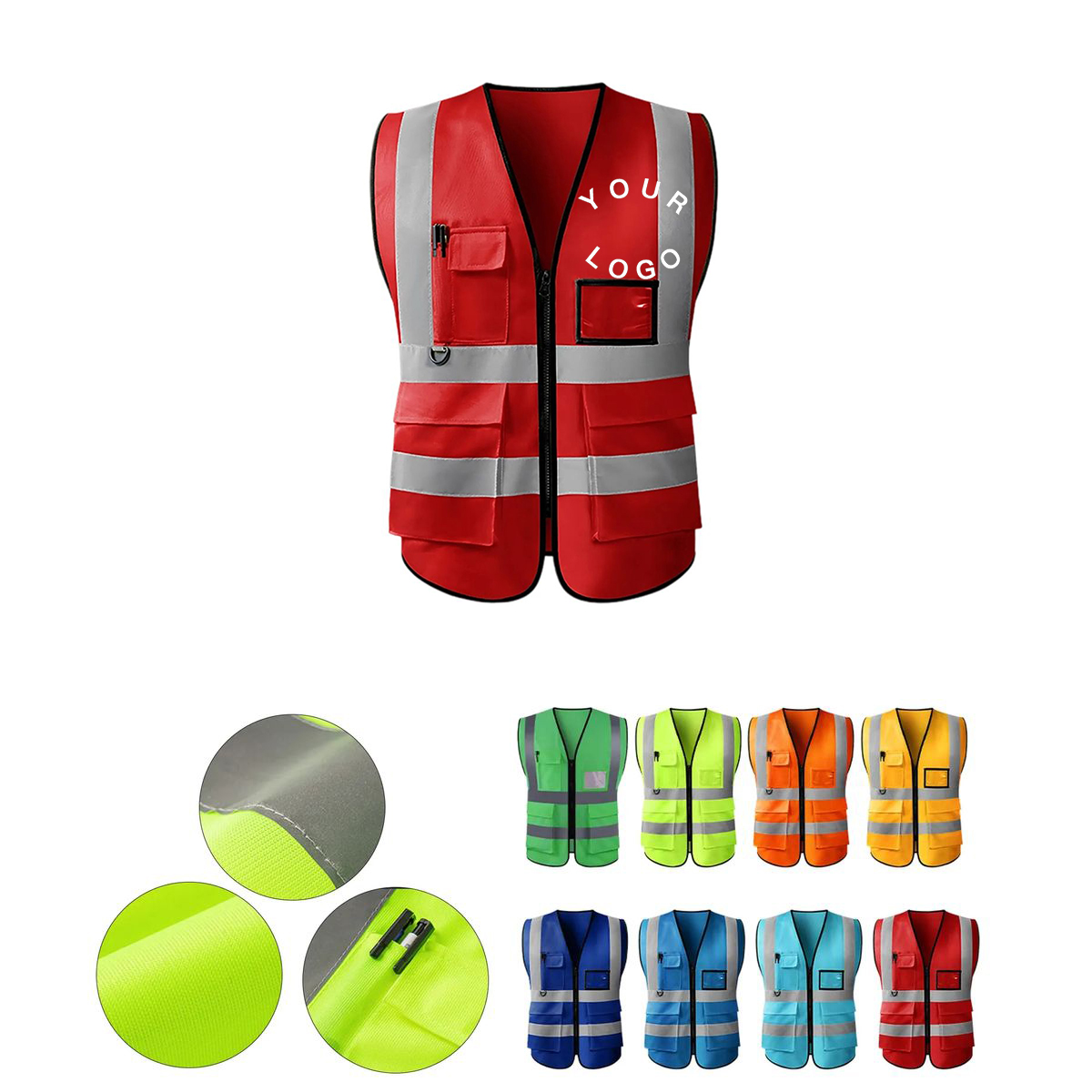 Reflective Work Vest For Road And Utility Crews 6