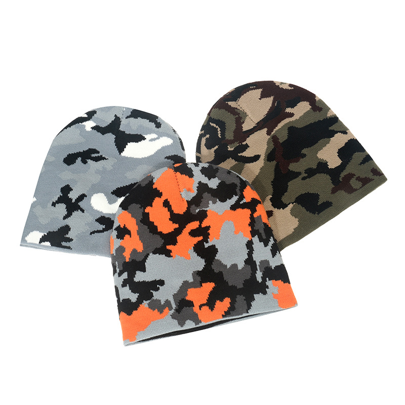 Camo Knit Beanie 2