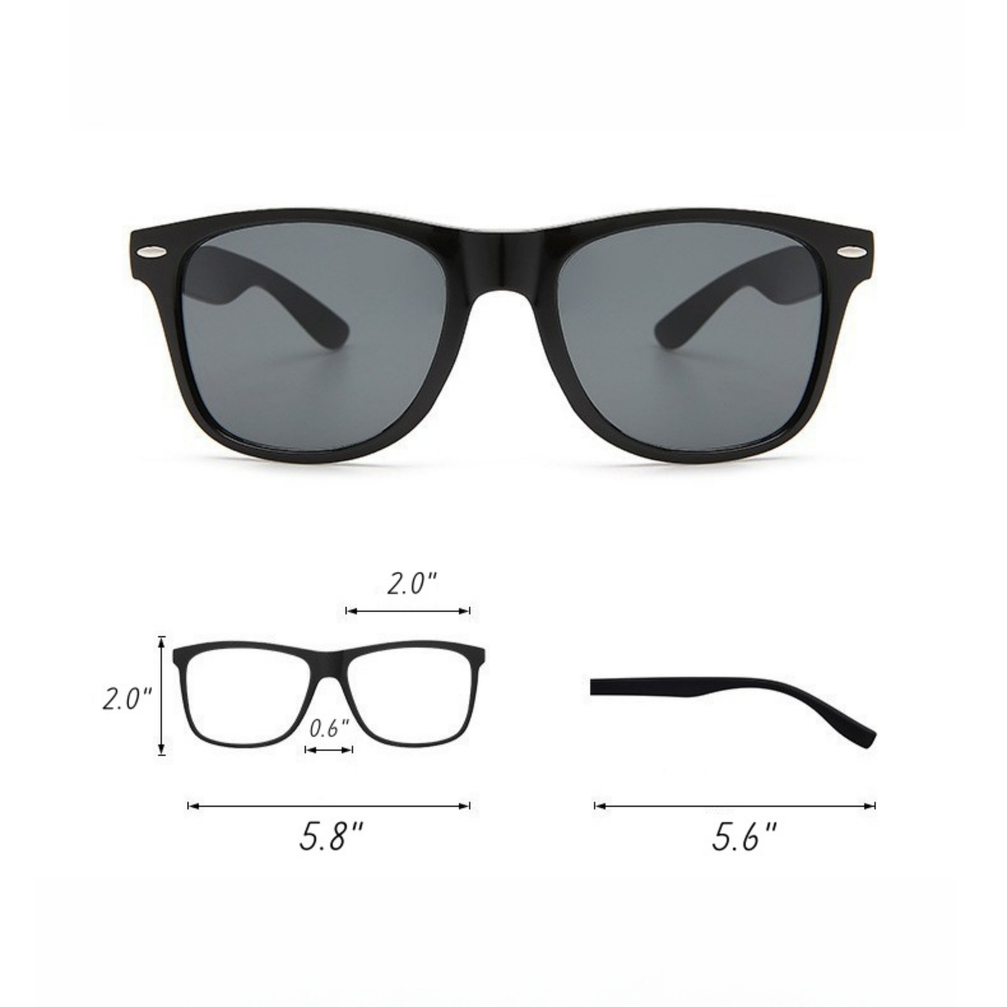 Uv Protected Rectangle Sunglasses 8