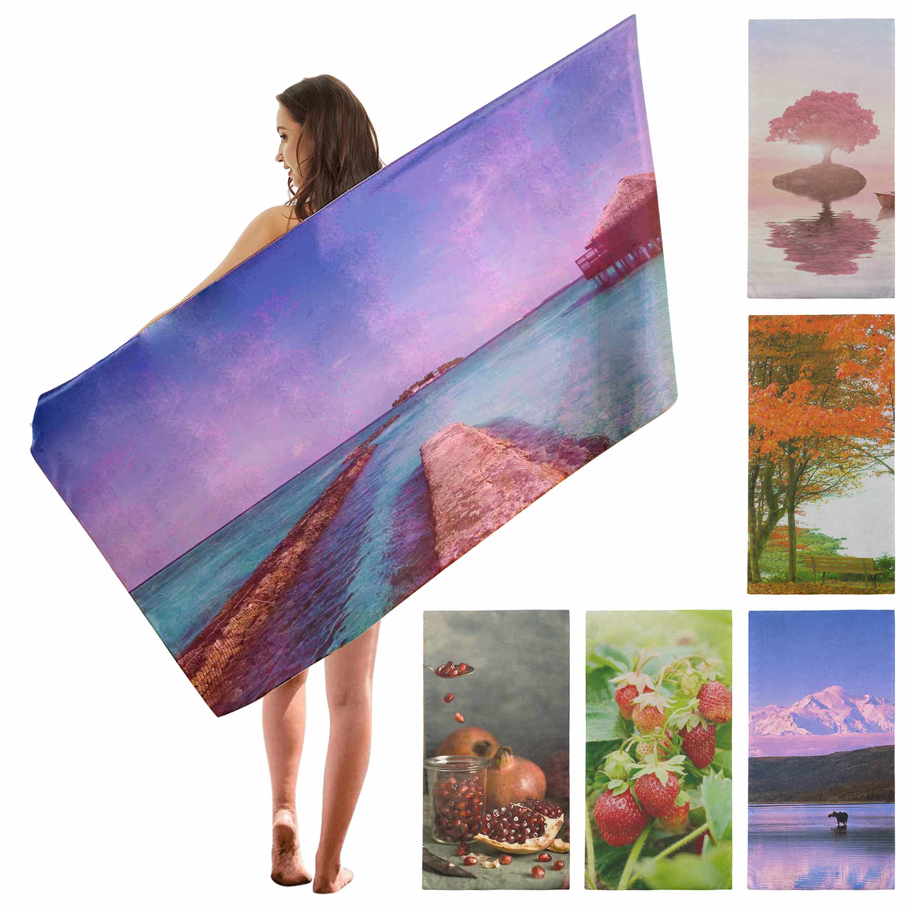 Microfiber Quick Drying Beach Towel 2