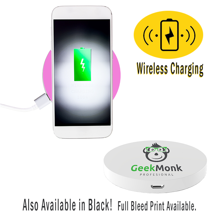 Wireless Charging Disc - White