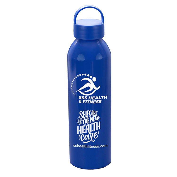 "GRAMBLER" 22 OZ Recycled Aluminum Bottle With Carry Lid 16