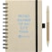 FSC® Mix 5" x 7" Wheat Straw Notebook with Pen 35