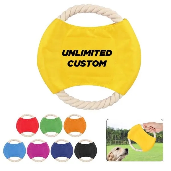 Durable Pet Cotton Flying Discs 3