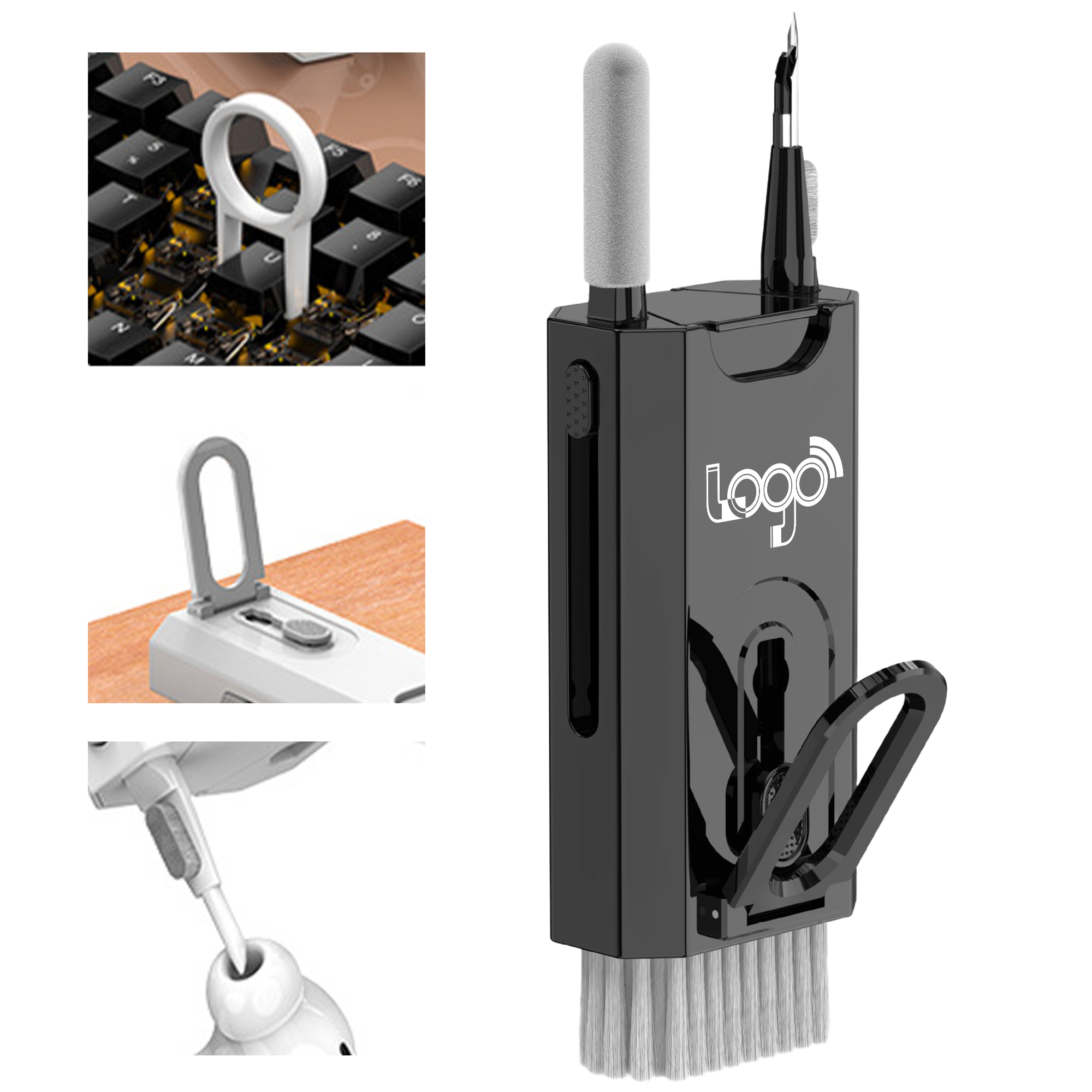 Portable 8-in-1 Cleaning Pen for Keyboards and Earphones 2