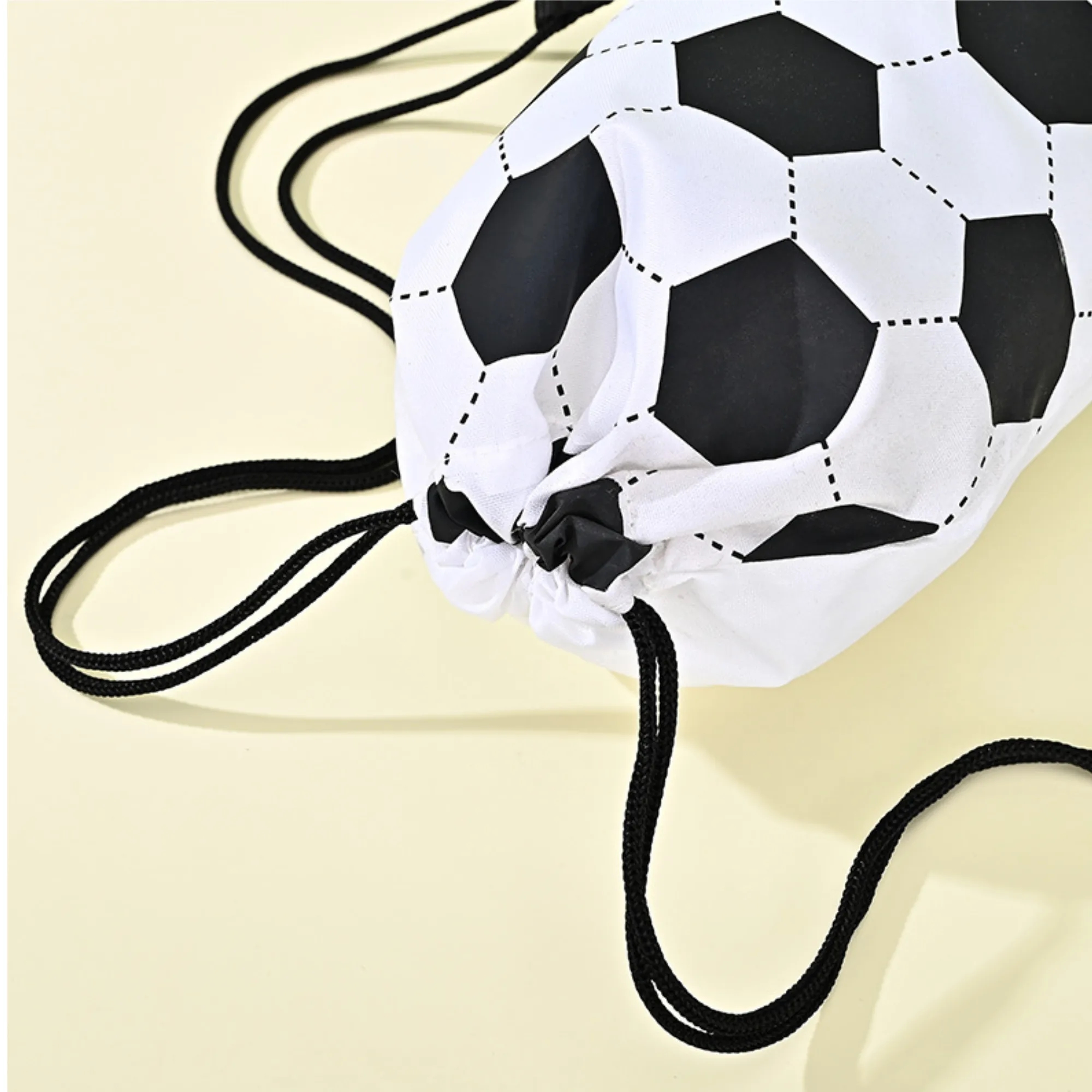 Polyester Sports Drawstring Backpack Double Shoulder Bag 4