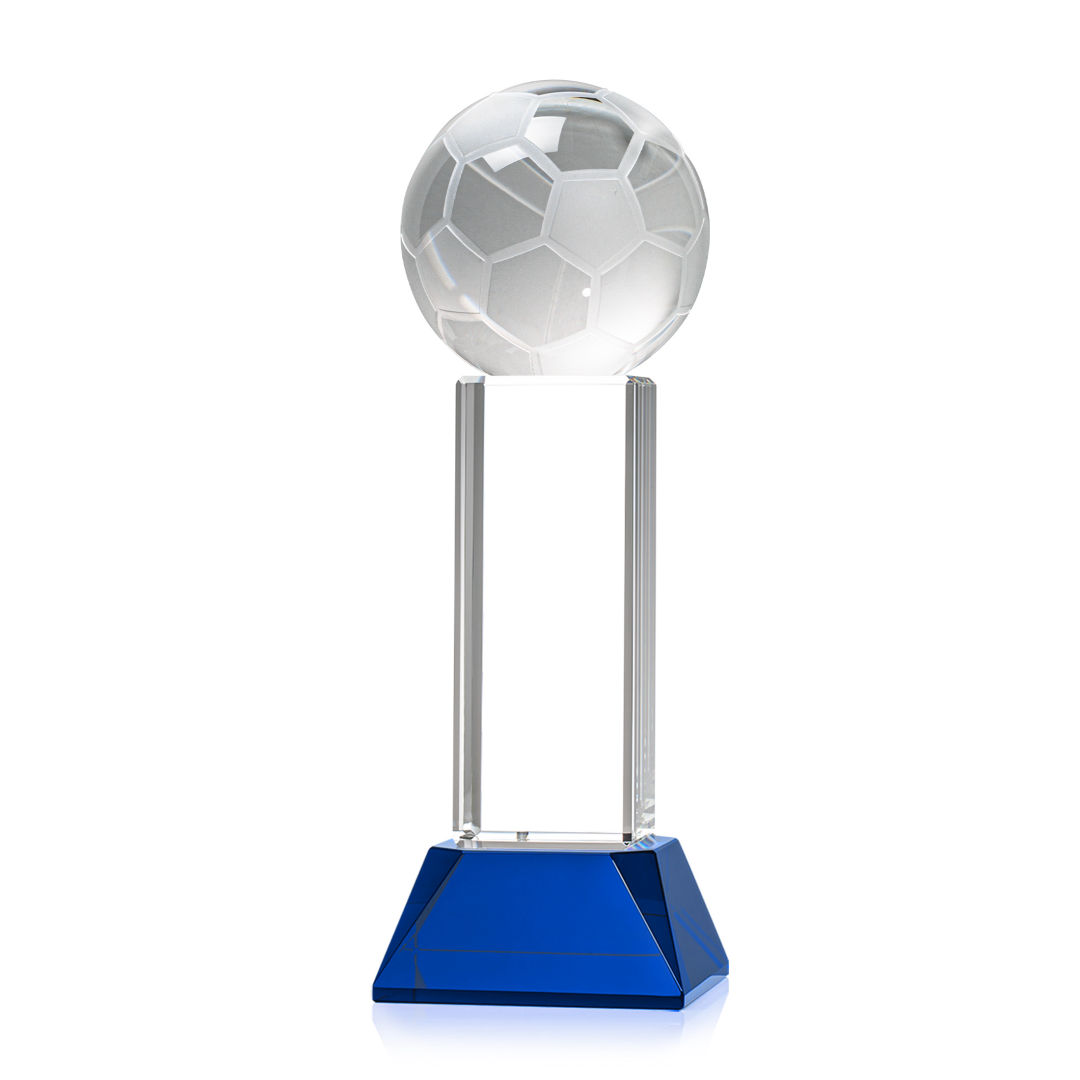 Soccer Ball VividPrint™ Award on Stowe - Blue 7