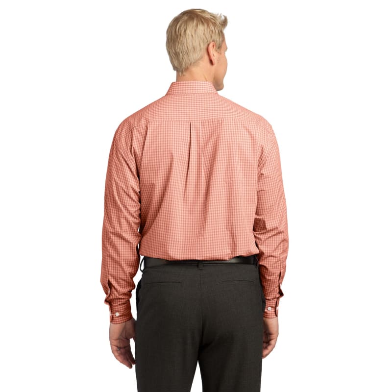 Port Authority Plaid Pattern Easy Care Shirt. 9