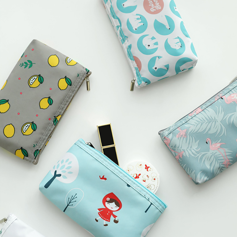 Custom Canvas Toiletry Bag Cosmetic Bag 2
