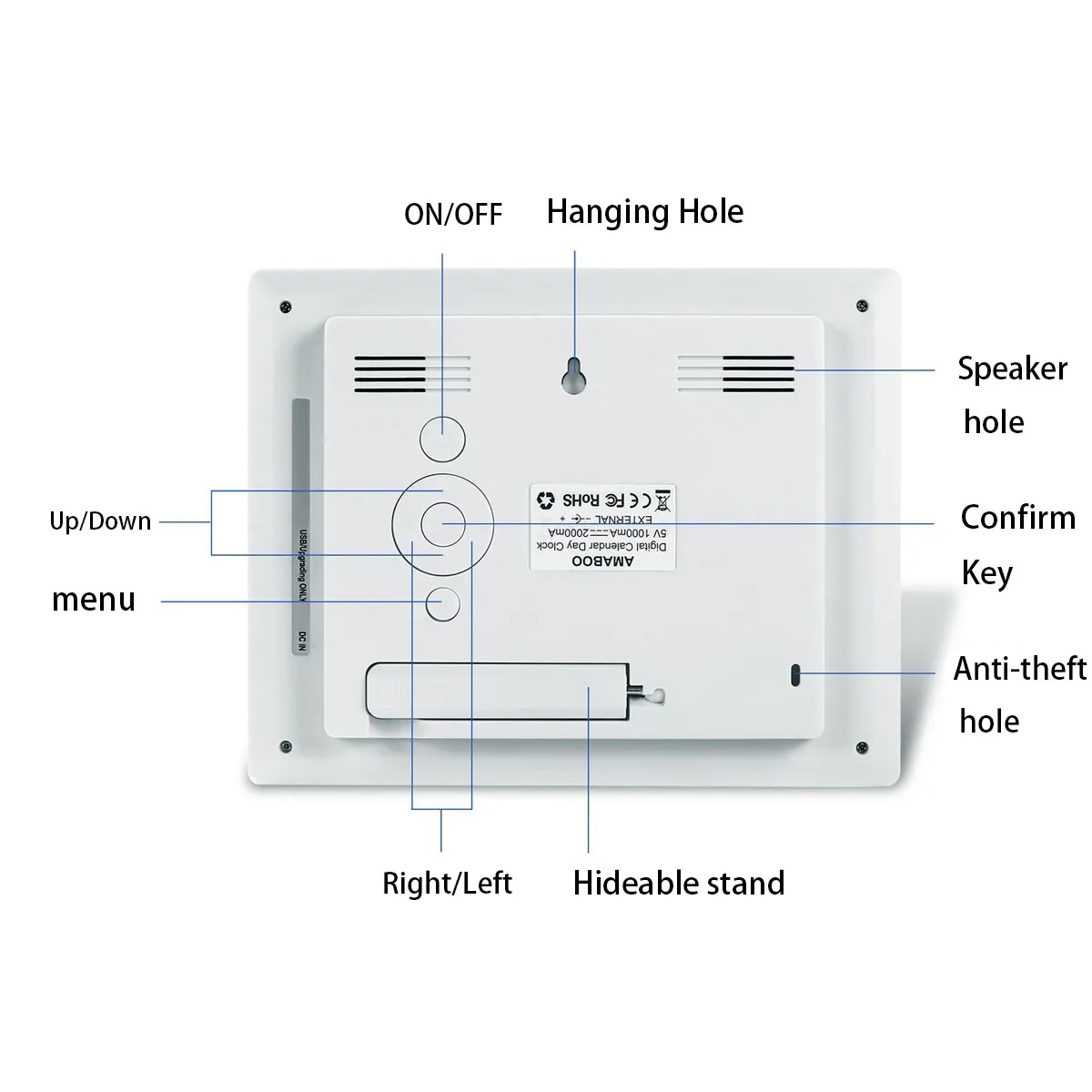 Dementia Elderly Clock Large Digital for Seniors With Date 2