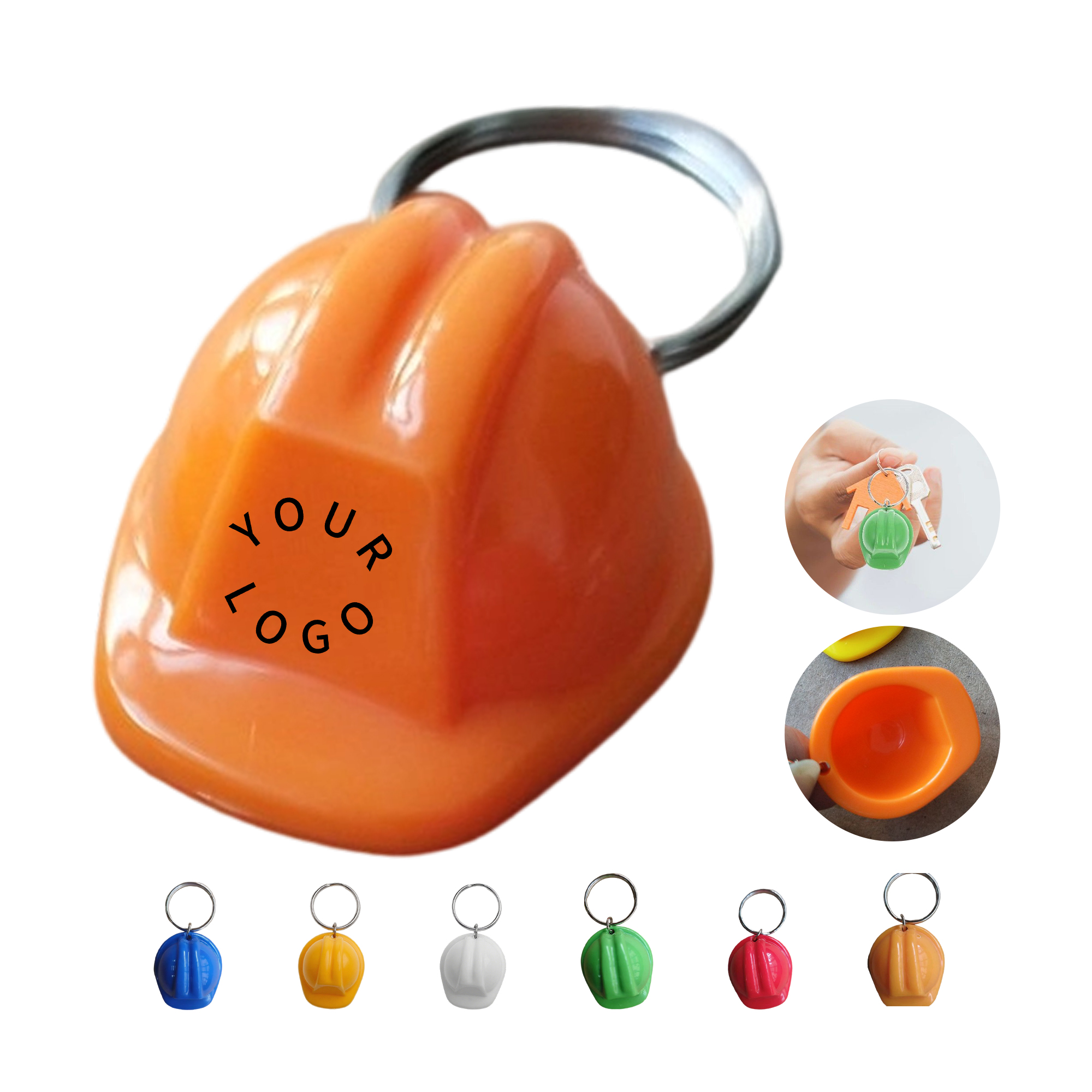 Mini Safety Helmet Key Chain 1.5" Accessory 2