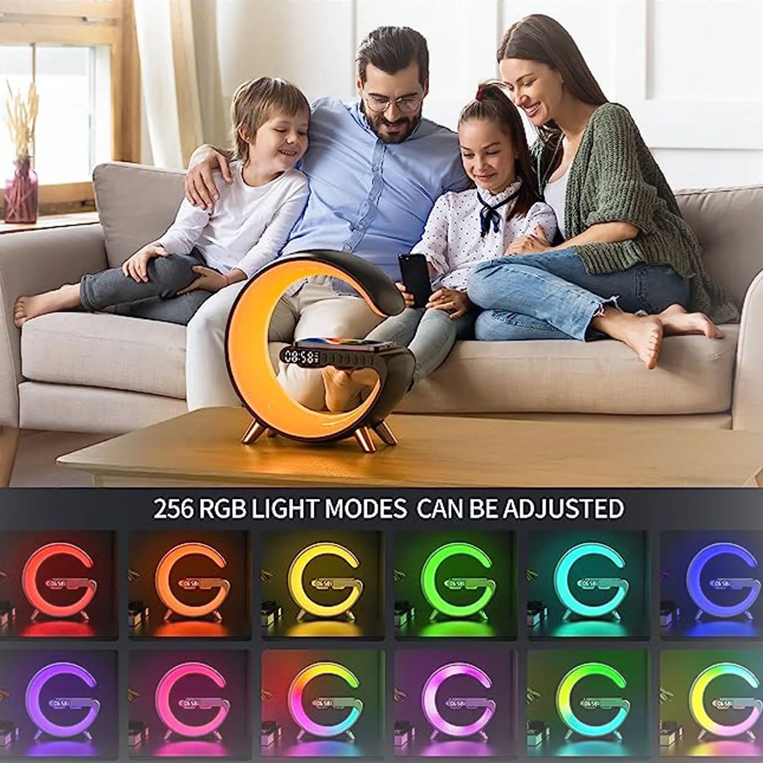 Desktop Wireless Bluetooth Speaker Atmosphere Lamp 10