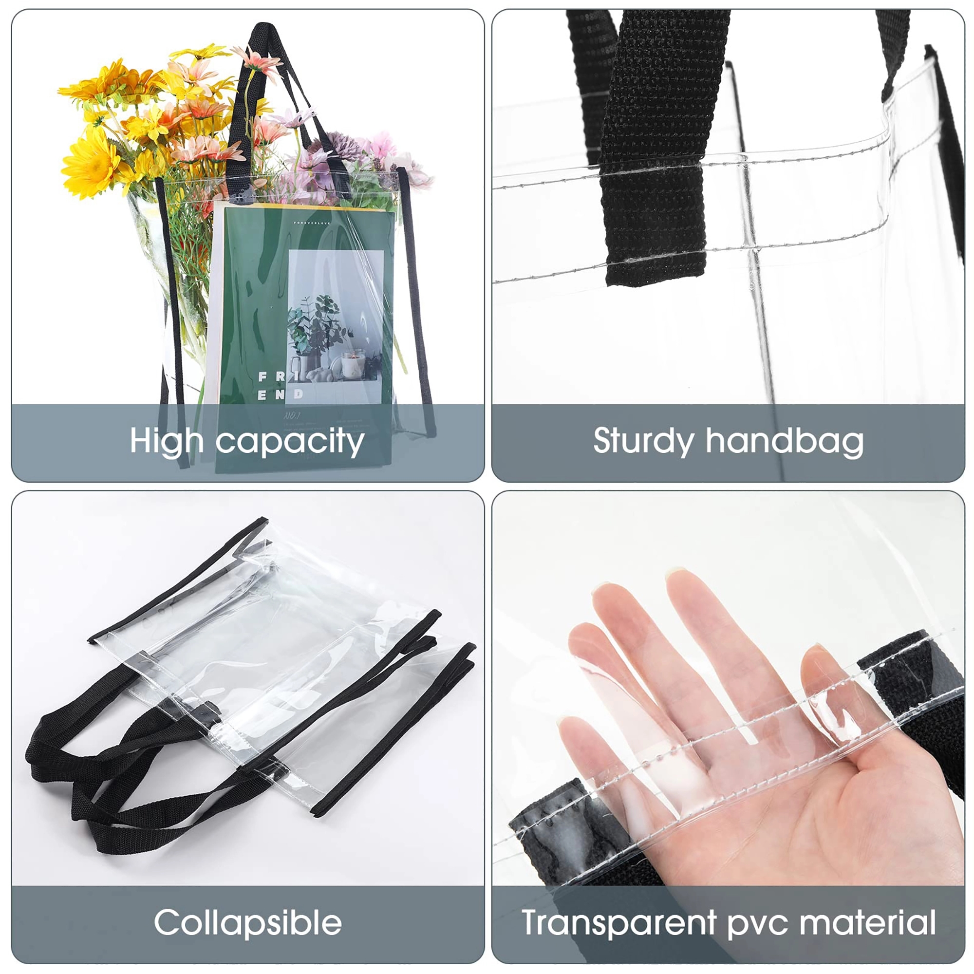 Clear PVC Tote Bag 9