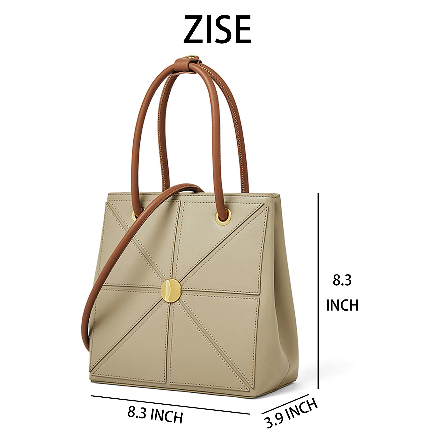 Genuine Leather Light luxury hand-held shoulder bag 3
