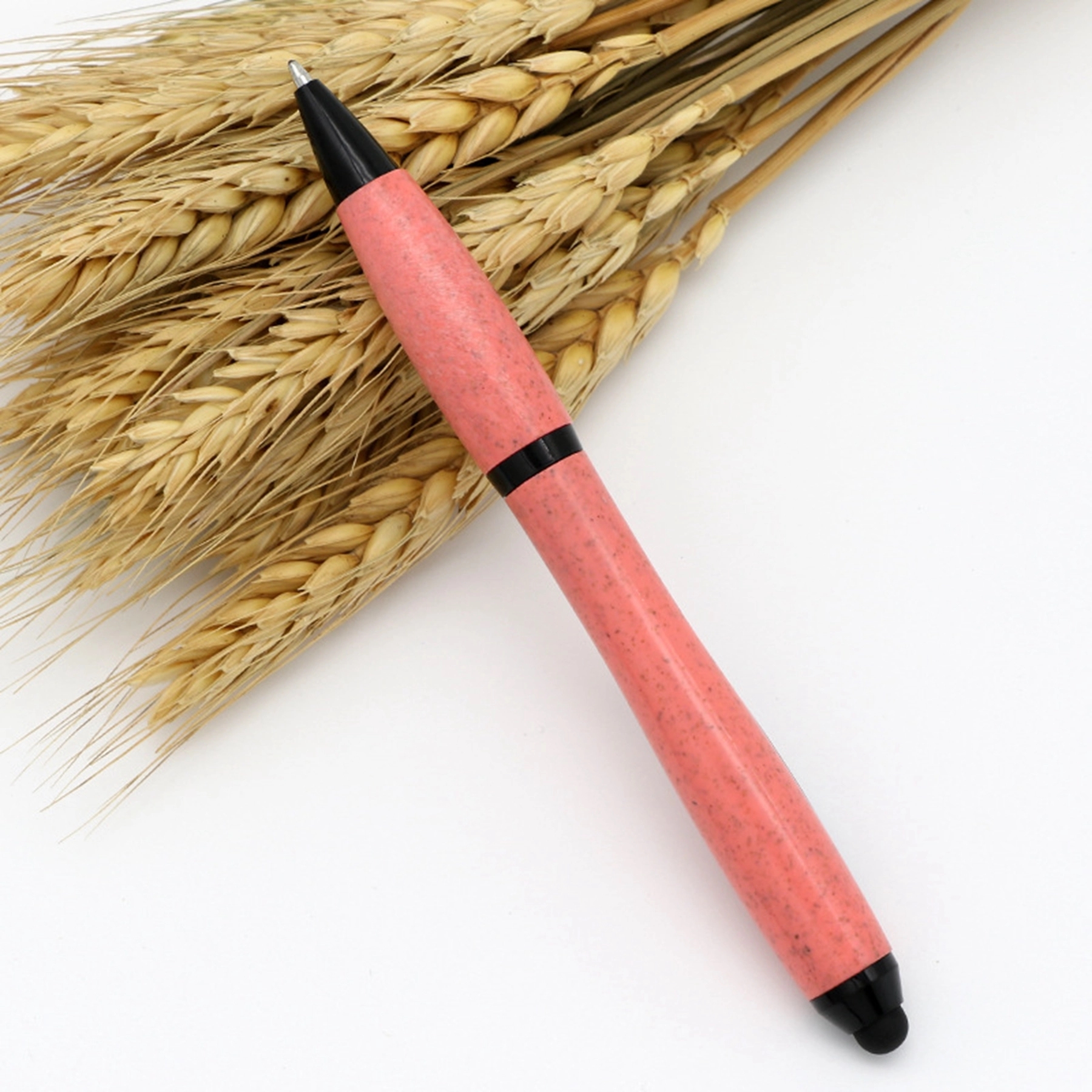 Biodegradable Gourd Shaped Wheat Straw Ballpoint Pen 7