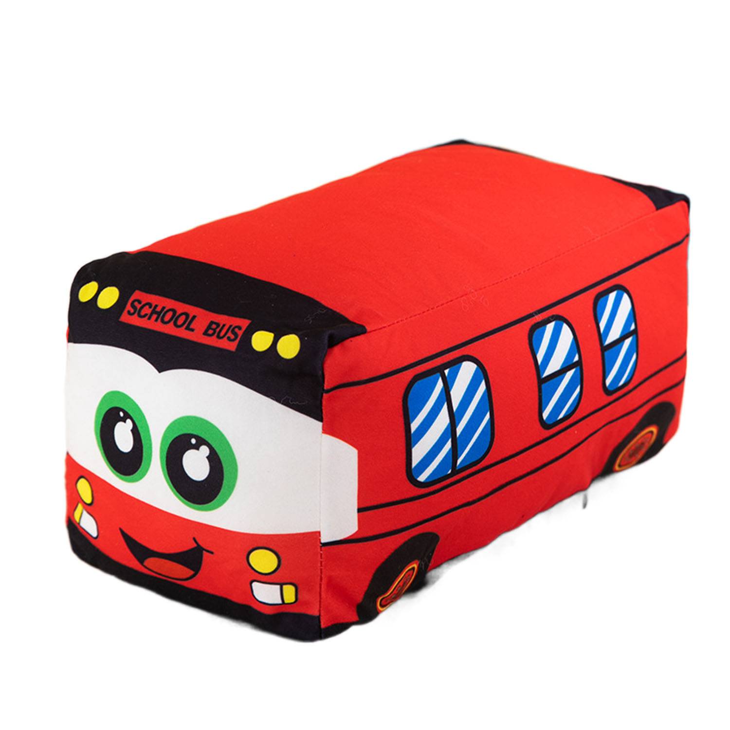Soft Durable Removable Cover PP Cotton Plush Bus Doll 5