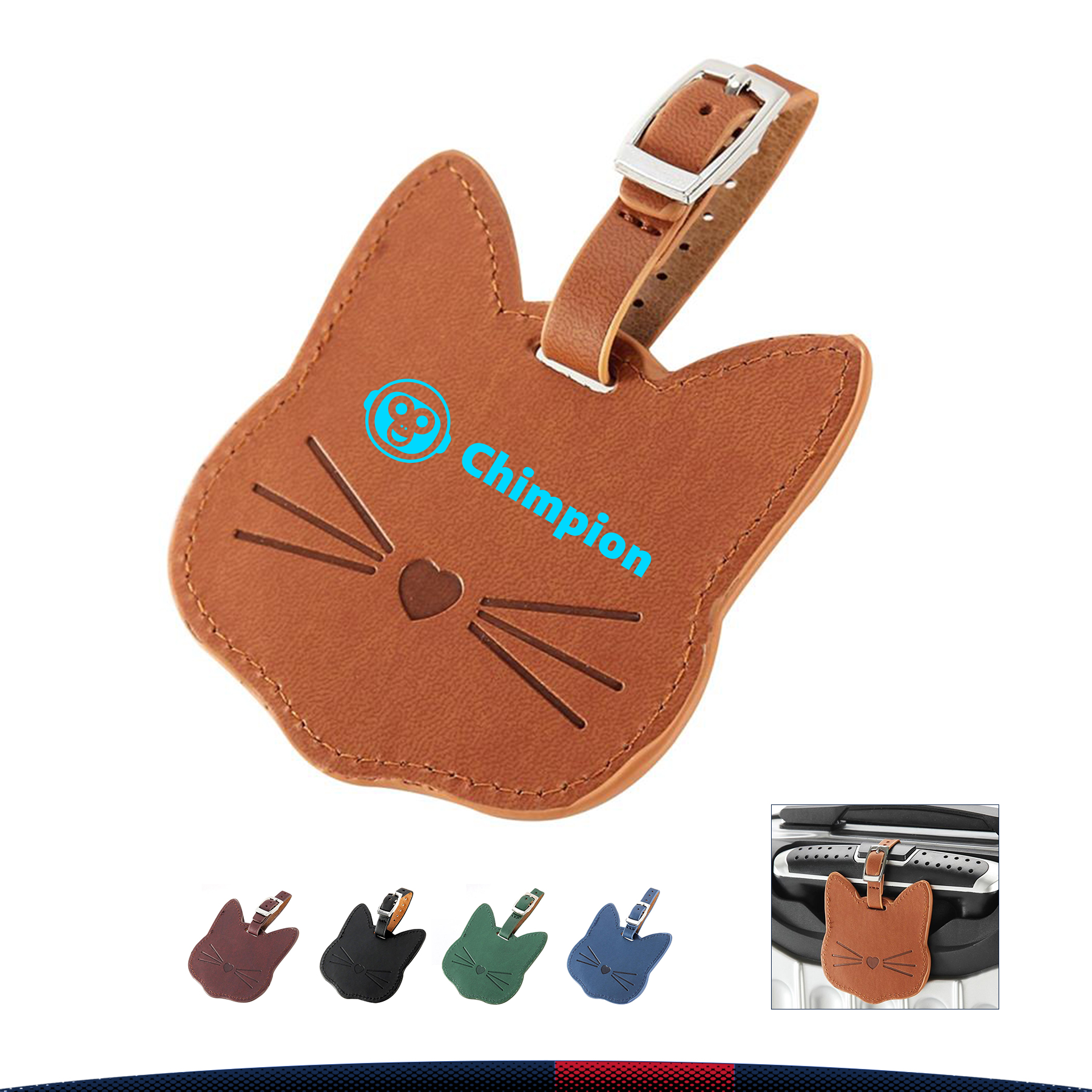Cat Luggage Tag 2