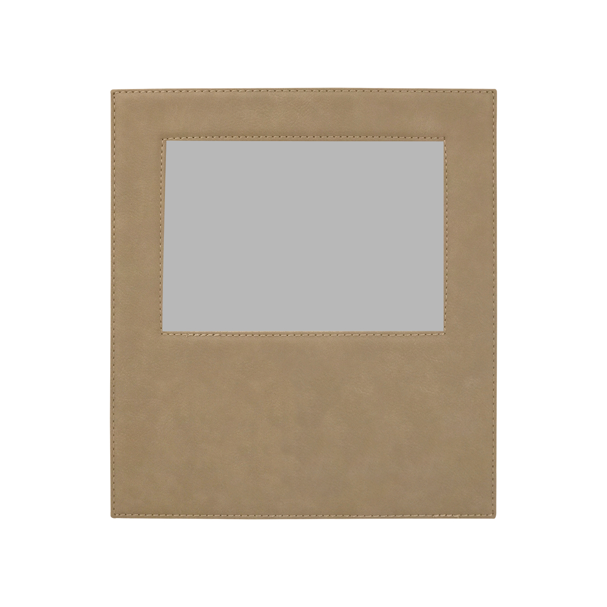 5" x 7" Light Brown Leatherette Photo Frame 3