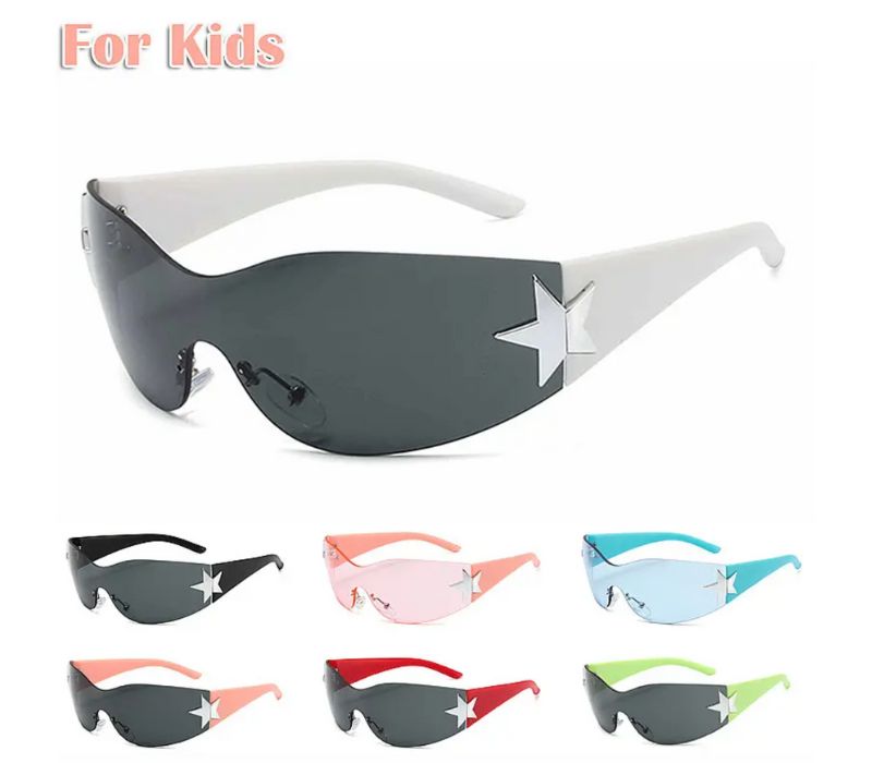 UV400 Fashion Rimless Sunglasses 2