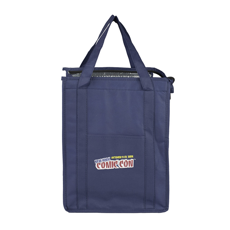 12"W x 16"H x 10"Gusset - "SUPER COOLER" Large Insulated Cooler Zipper Tote Bag 6