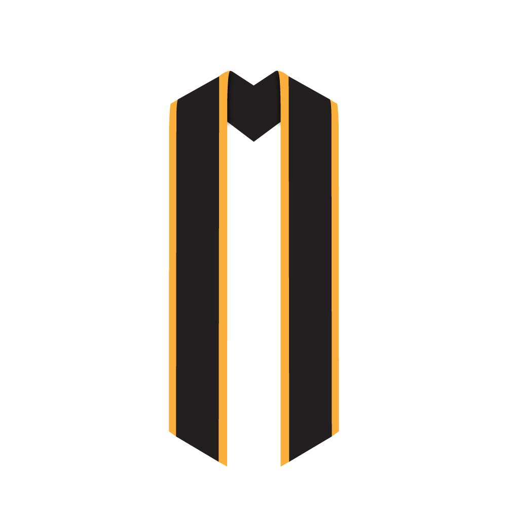 Honorary Graduation Stole - Full-Color Sublimation 60" 10