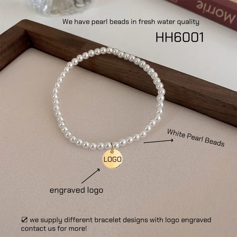 Wholesale Pearl Bead Bracelet Jewelry Gift for Her 5