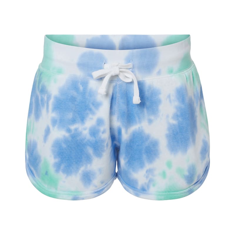 J America Ladies' Triblend Fleece Short 8