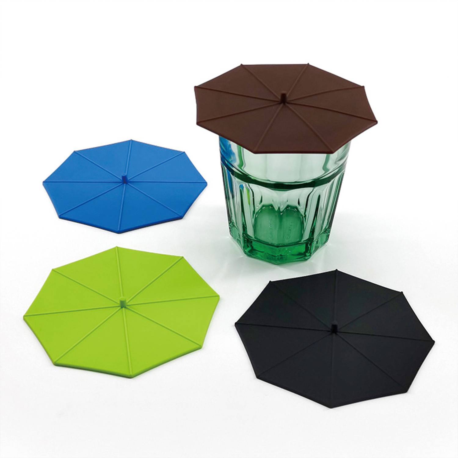 Umbrella Shape Silicone Cup Lids 2