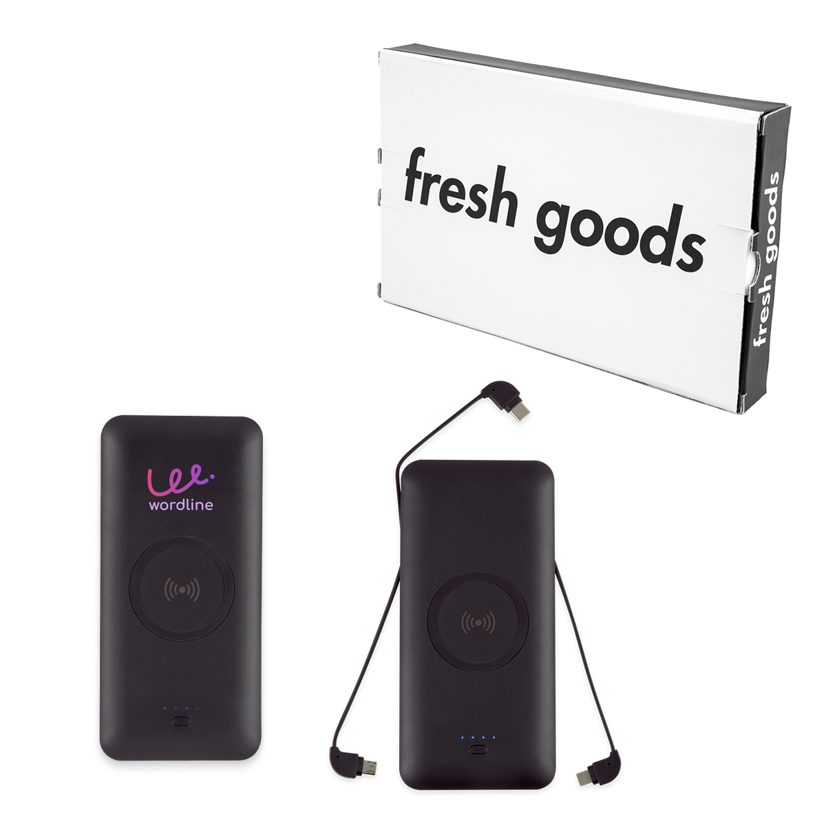 Fresh Goods 5-In-1 Wireless Power Bank