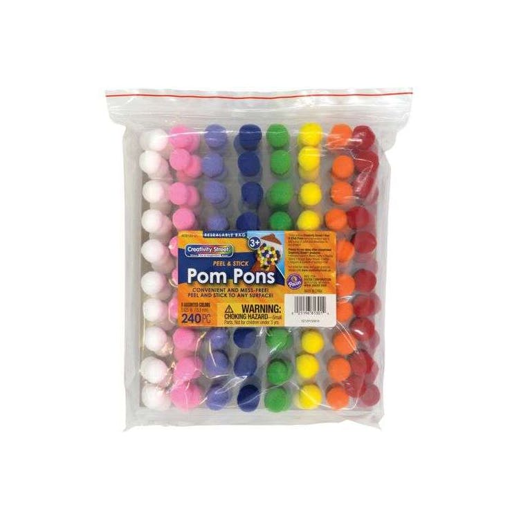 Pom Poms - Assorted Colors 2