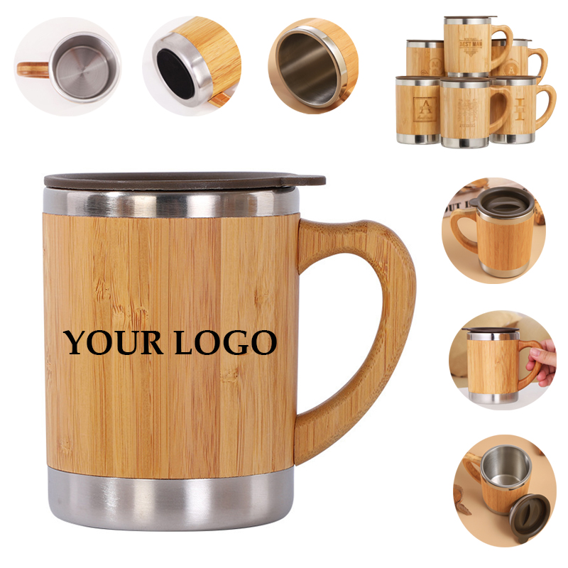 10oz Bamboo Shell Coffee Mug 2