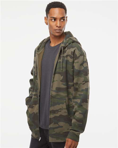 Unisex Heavyweight Full-Zip Hooded Sweatshirt - IND4000Z 84