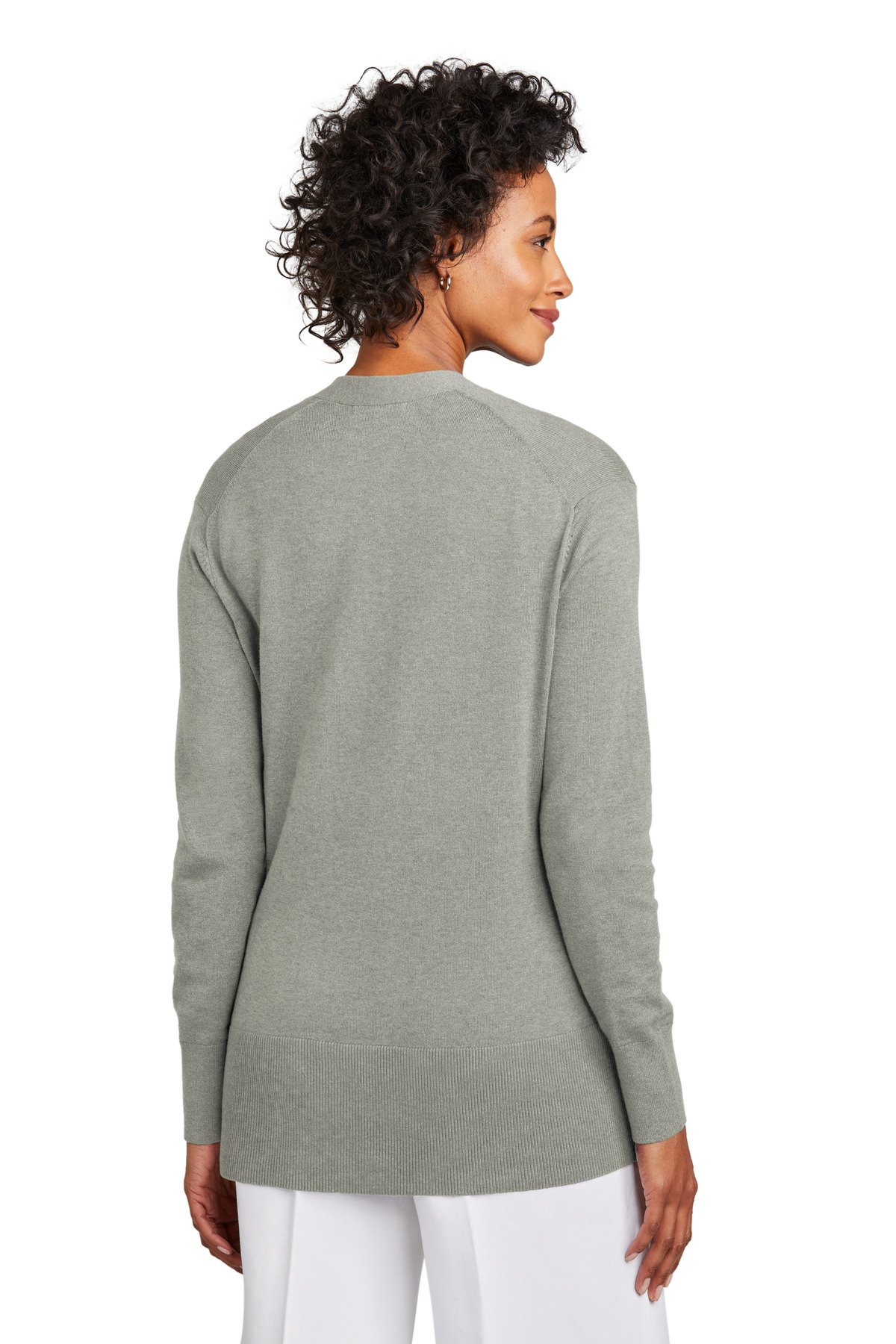 Brooks Brothers Women's Cotton Stretch Long Cardigan Sweater BB18403 32