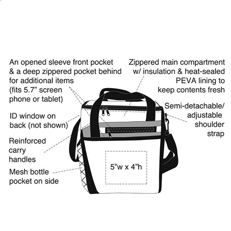 12 Pack Insulated Messenger Bag 1