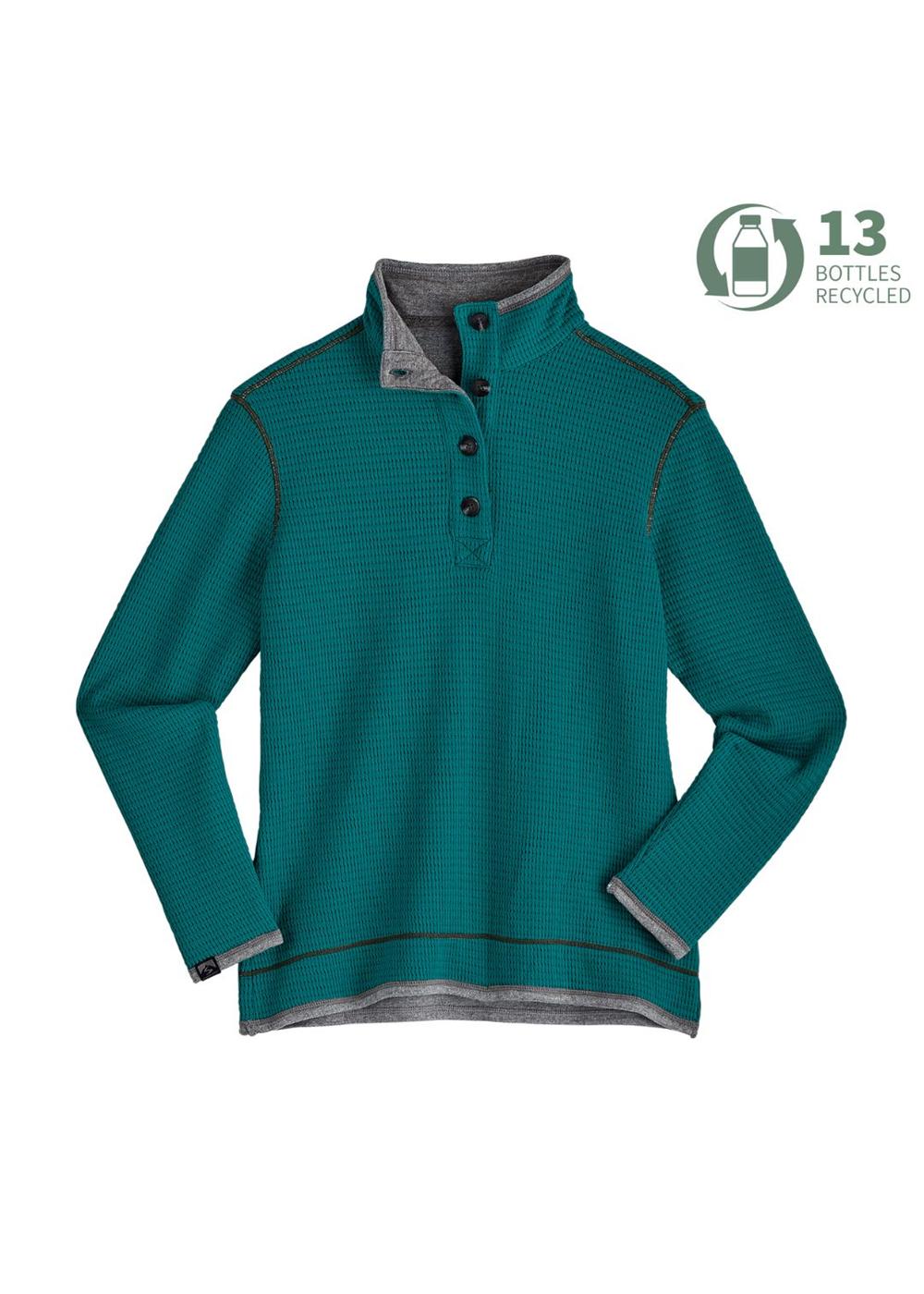 Storm Creek Women's Maverick Waffle Knit Button Up 24