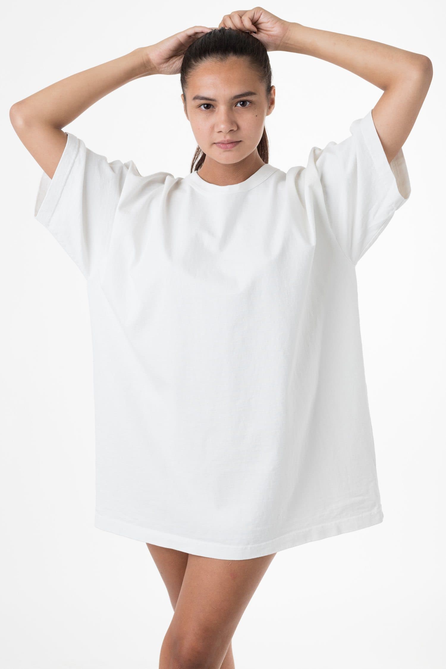 8.5 OZ HEAVY JERSEY GARMENT DYE T-SHIRT W BINDING 10