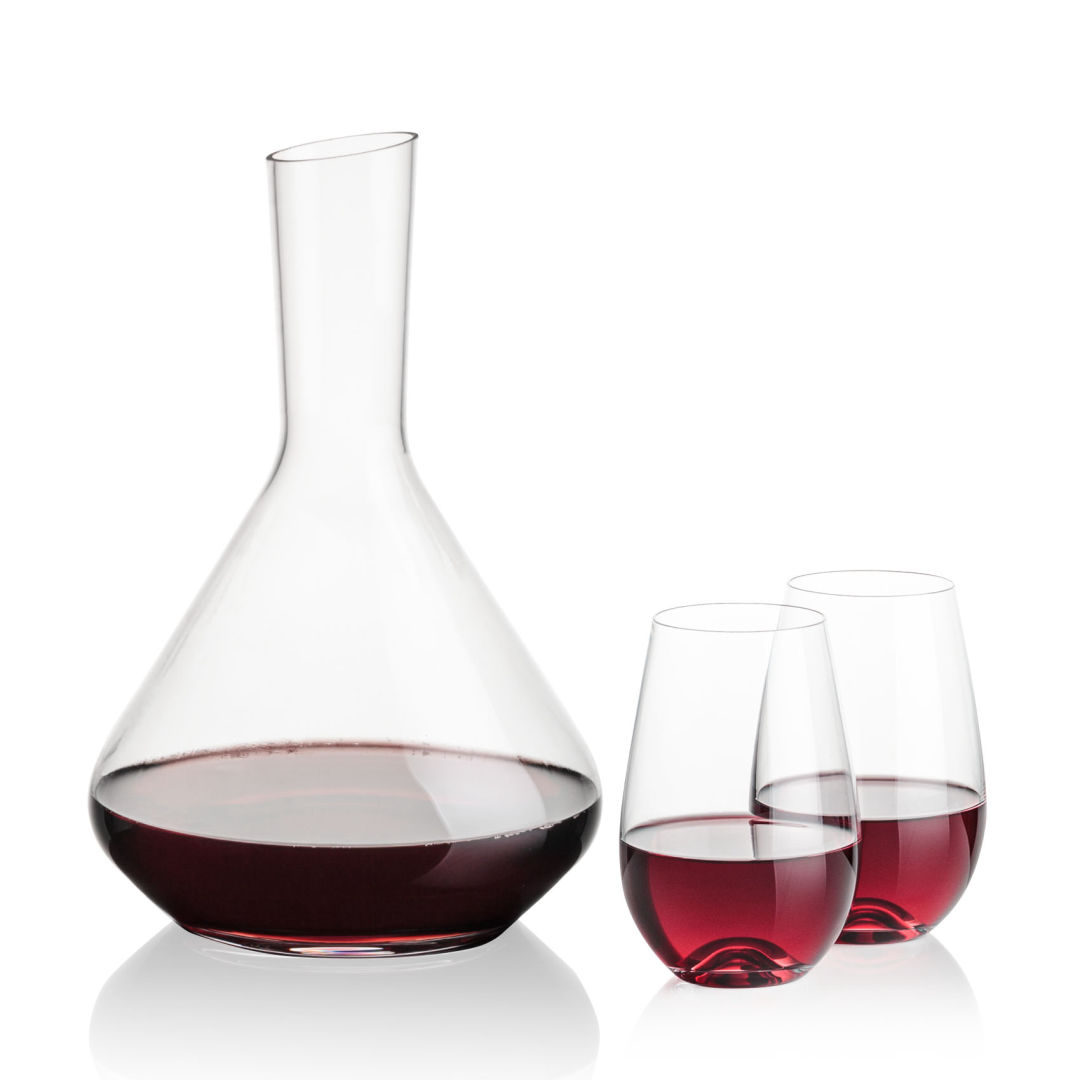 Terrassa Carafe & Boston Stemless Wine 5