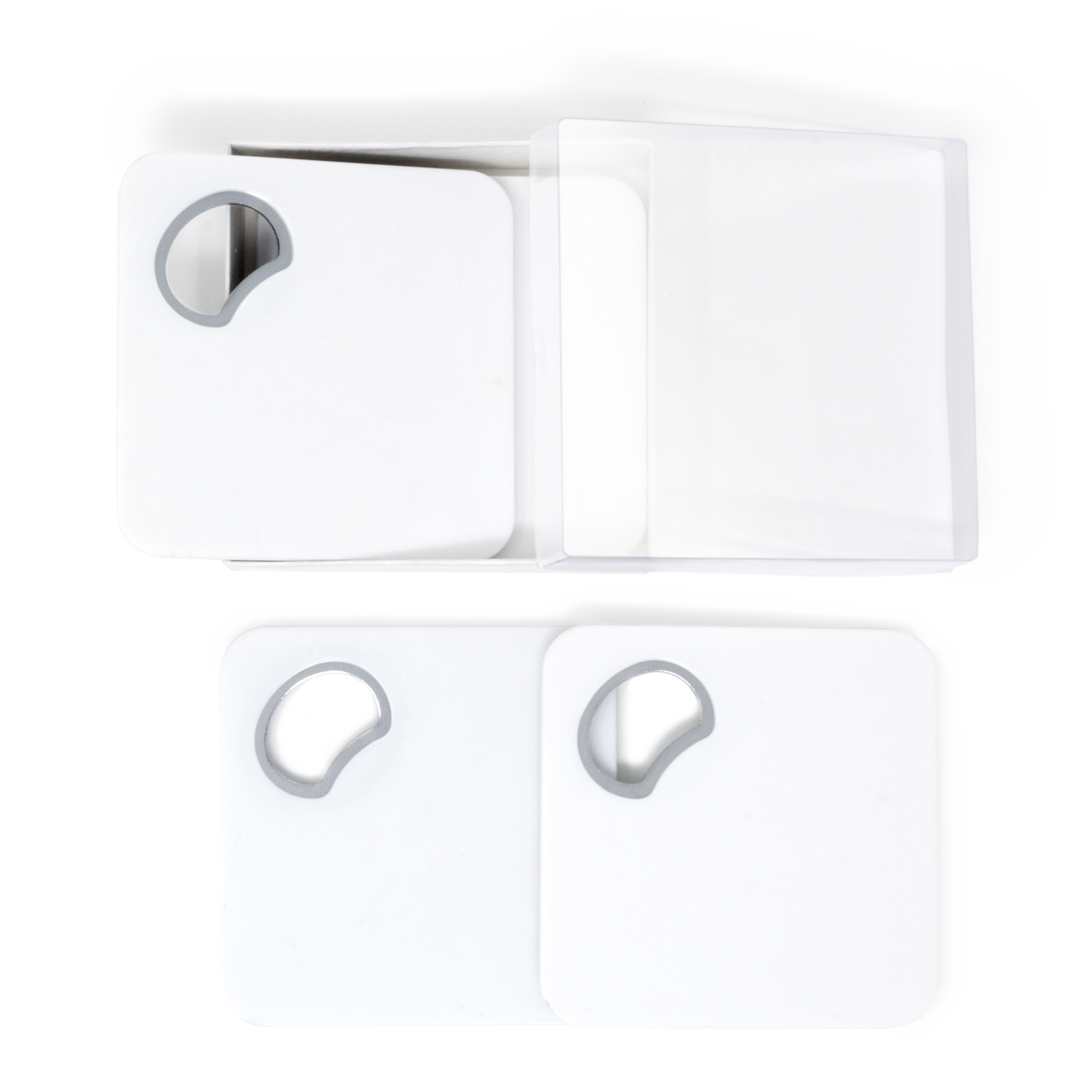 Magnetic Coaster With Bottle Opener Set