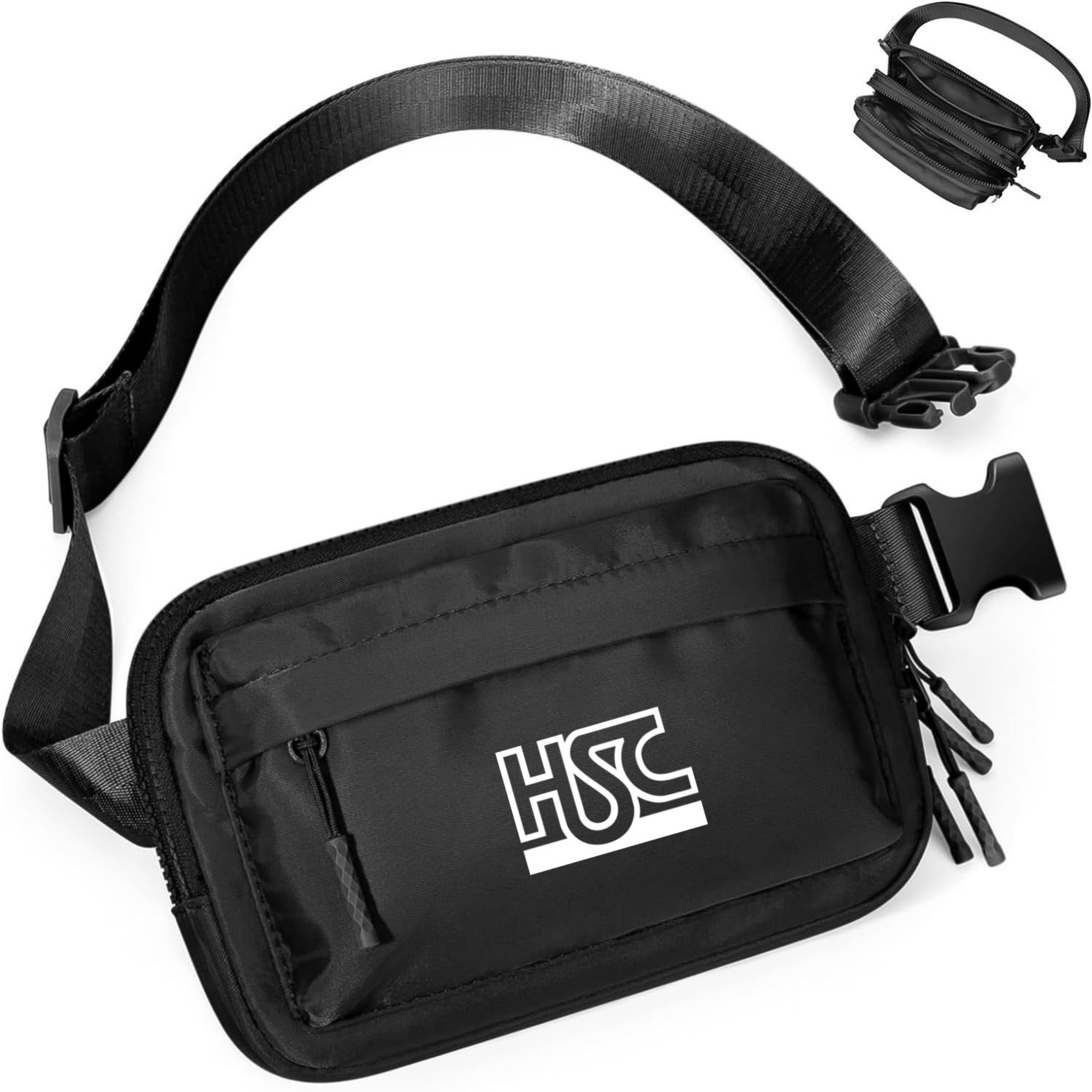 Fanny Pack With Zipper Pockets