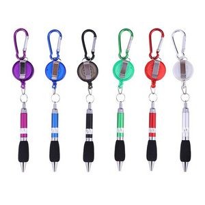 Stretchable Pen With Carabiner 19